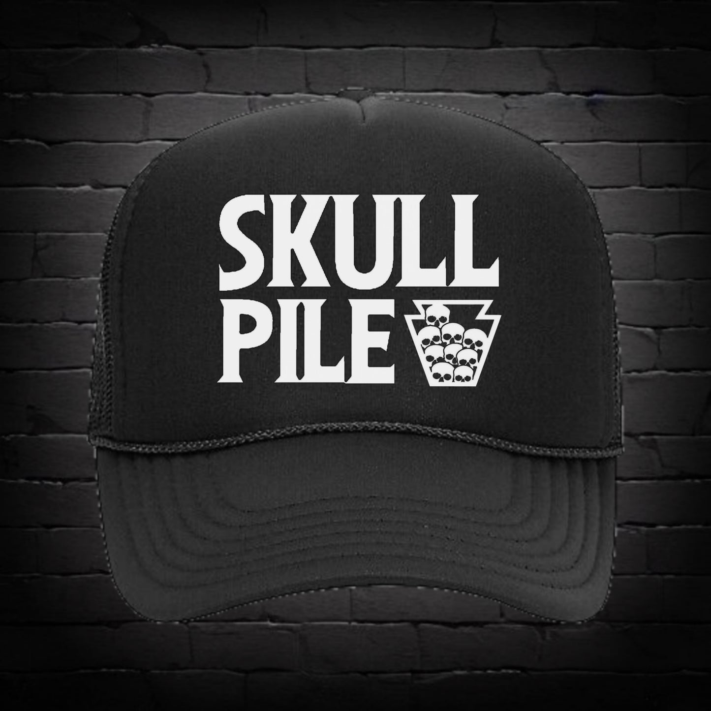Skull Pile Trucker Hat