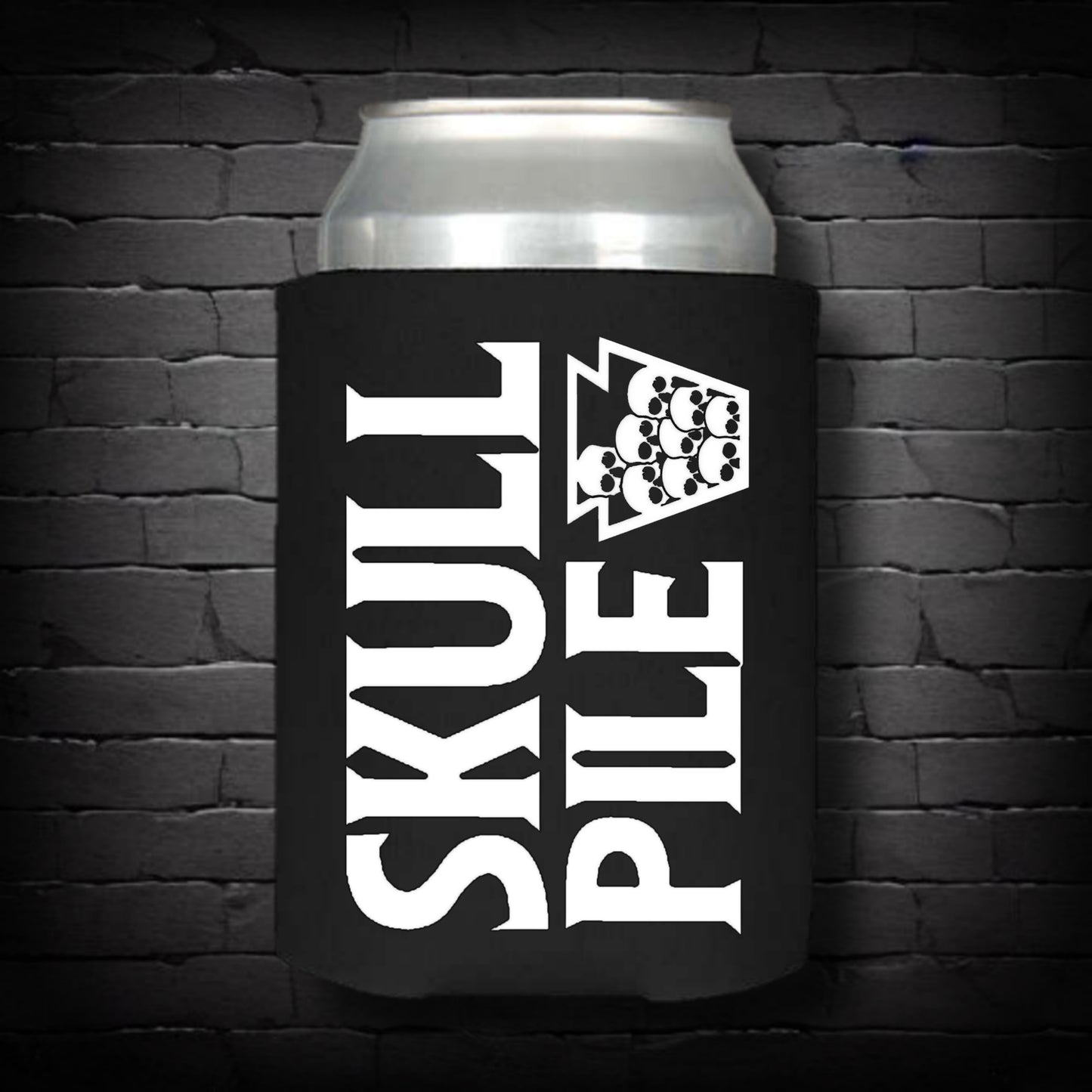 Skull Pile Drink Koozie