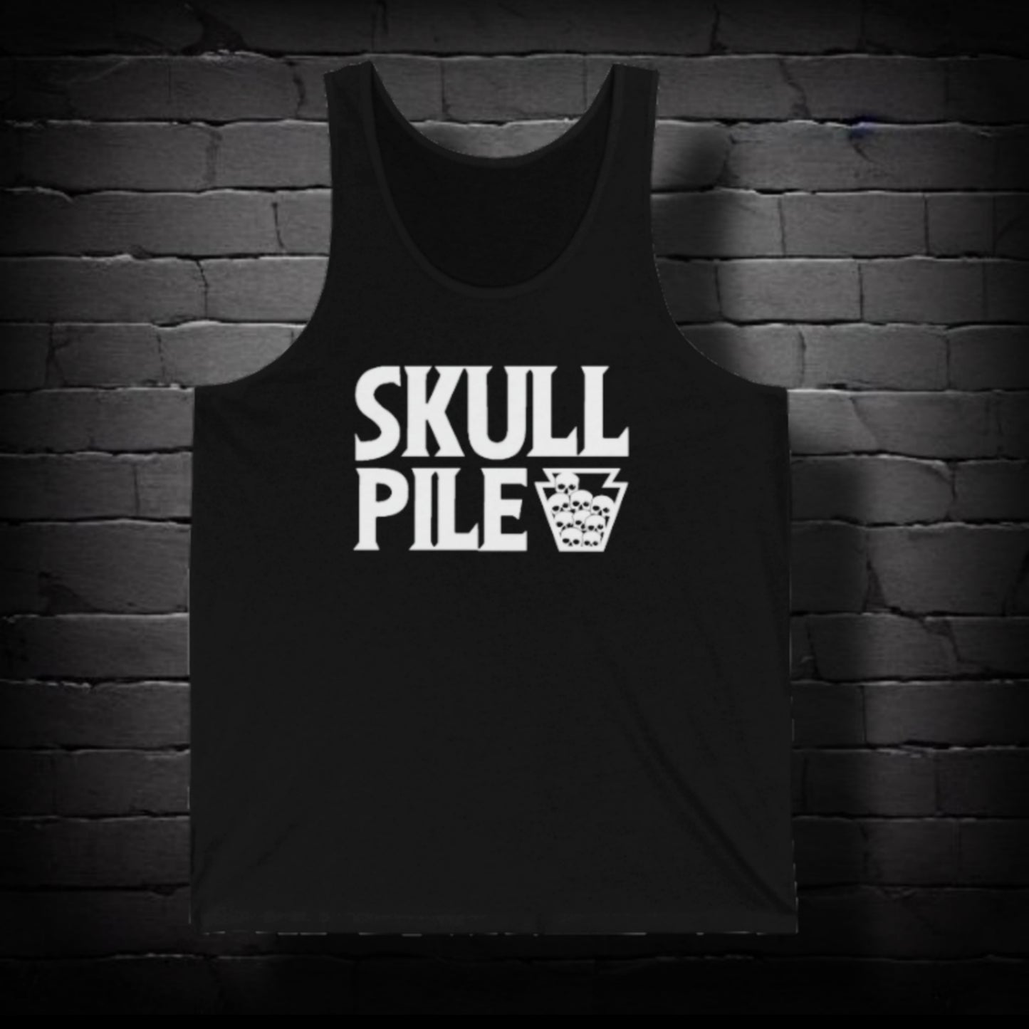 Skull Pile OG Logo Unisex Jersey Tank