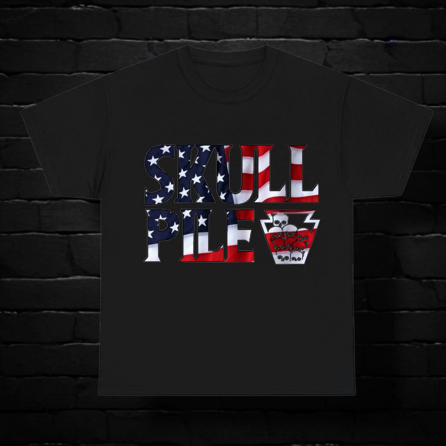 Skull Pile 'Merica T Shirt
