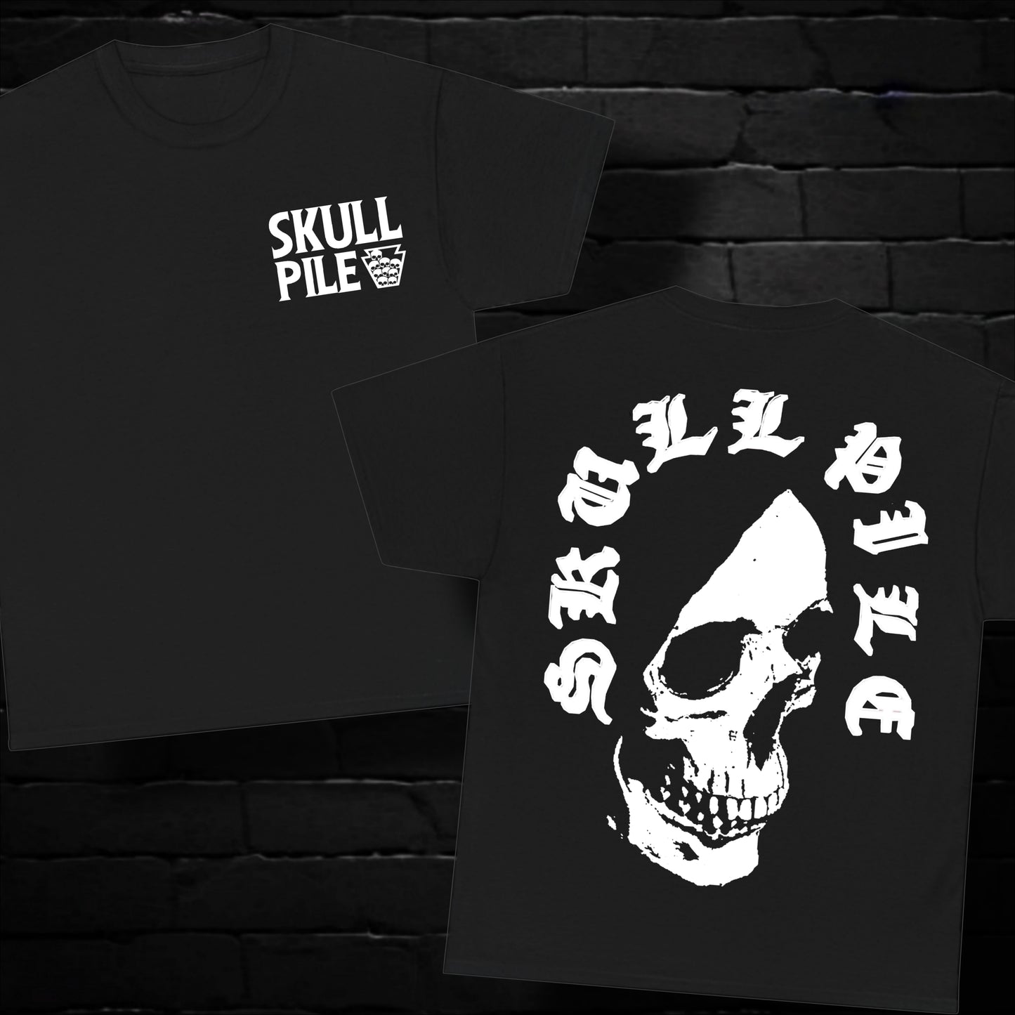 Skull Pile Street Skull Unisex T Shirt
