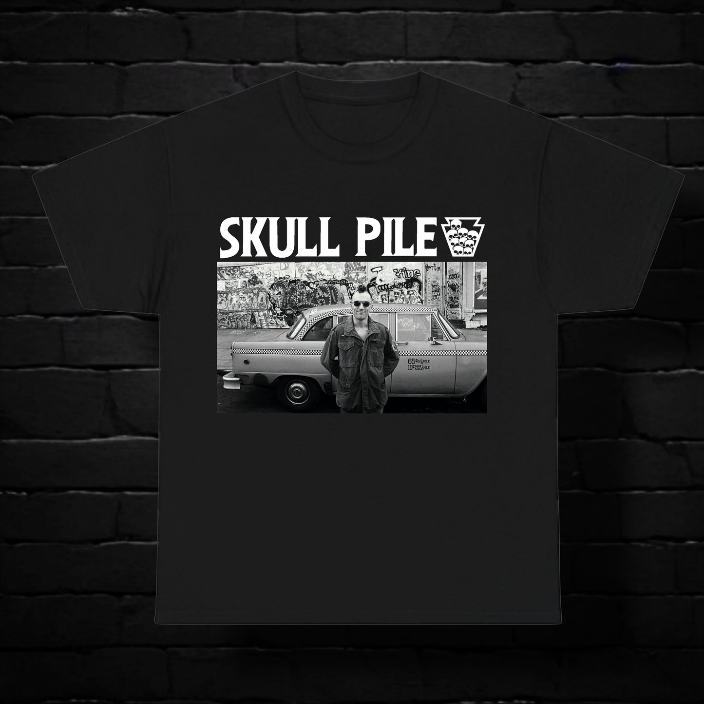 Skull Pile Taxi T Shirt (Limited Edition)