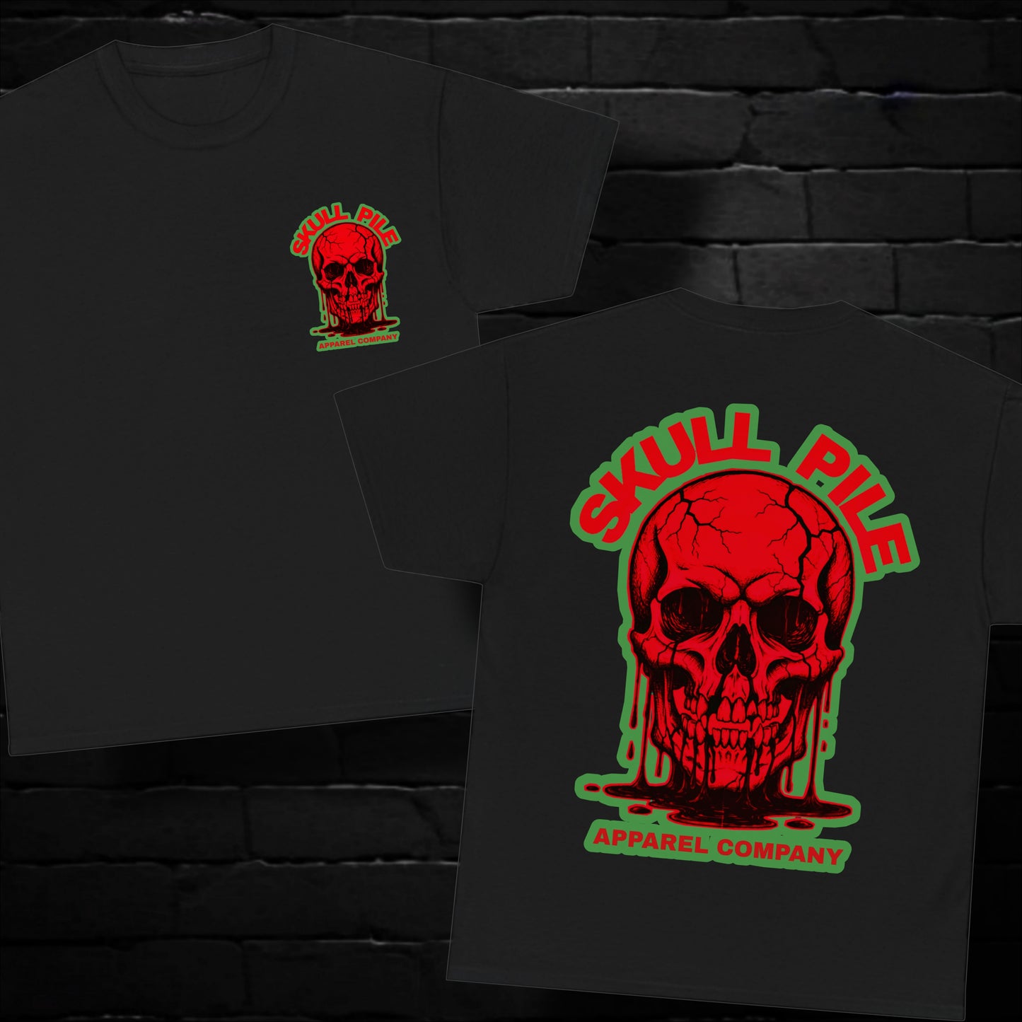 Skull Pile Drip Unisex T Shirt