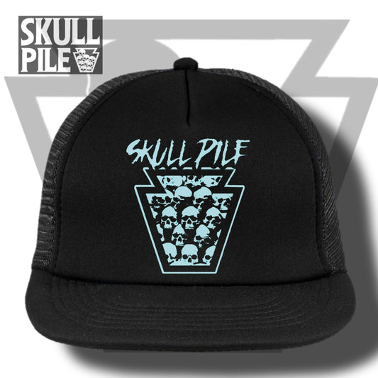 Skull Pile 2.0 Logo Trucker Hat