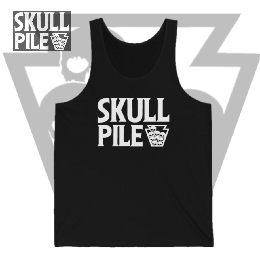 Skull Pile OG Logo Unisex Jersey Tank