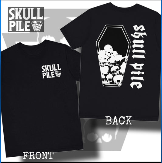 Skull Pile Full Coffin Unisex Jersey Short Sleeve Tee