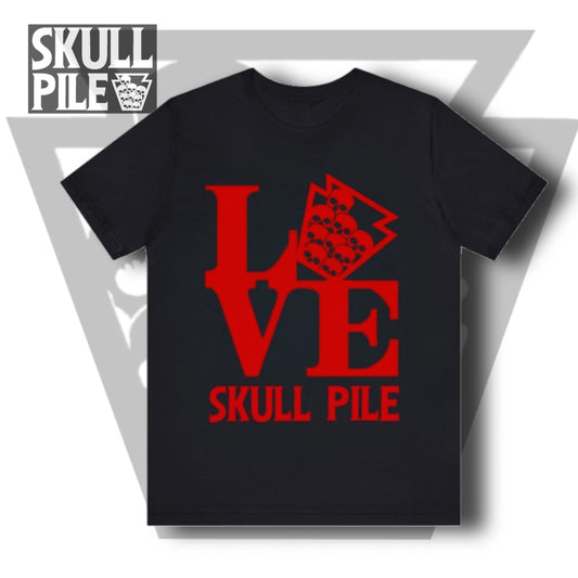 Skull Pile Love Park Unisex Jersey Short Sleeve Tee