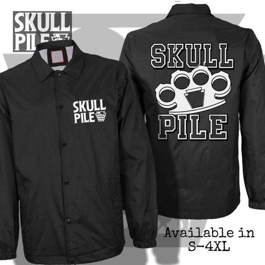 Skull Pile Knuckles Windbreaker/ Coach Jacket