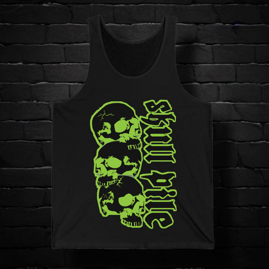 Skull Pile Stacked Skulls Unisex Tank