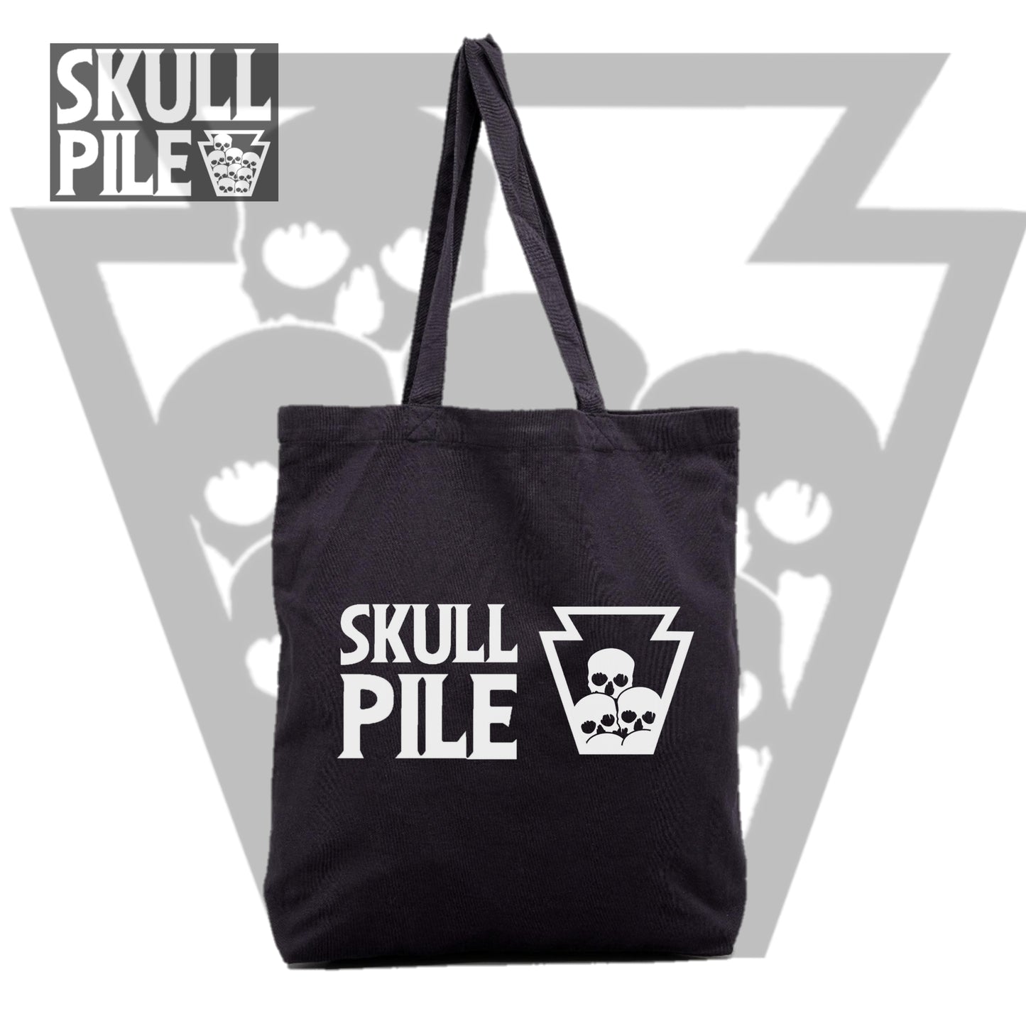 Skull Pile Tote Bag