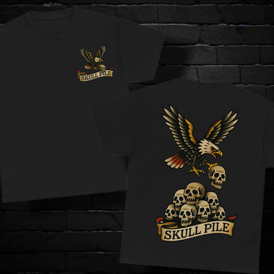 Skull Pile Eagle Unisex T Shirt