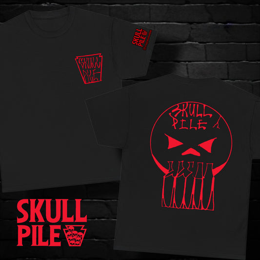 Skull Pile/ Crayons And Crackpipes Collaboration T Shirt